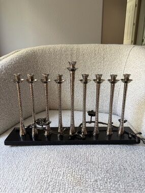 Michael Aram Black Orchid Menorah